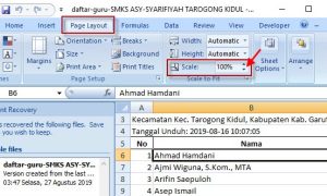 Trik Mudah Membuat Ukuran Kertas Di Office Excel Untuk Mencetak Hasil Kerja Excel