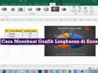 cara buat grafik lingkaran di excel