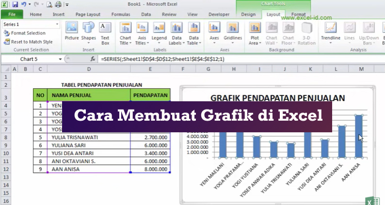 cara membuat grafik di excel _1