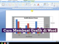 cara membuat grafik di word