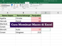 cara membuat macro di excel