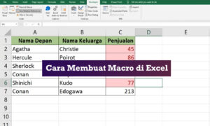 cara membuat macro di excel